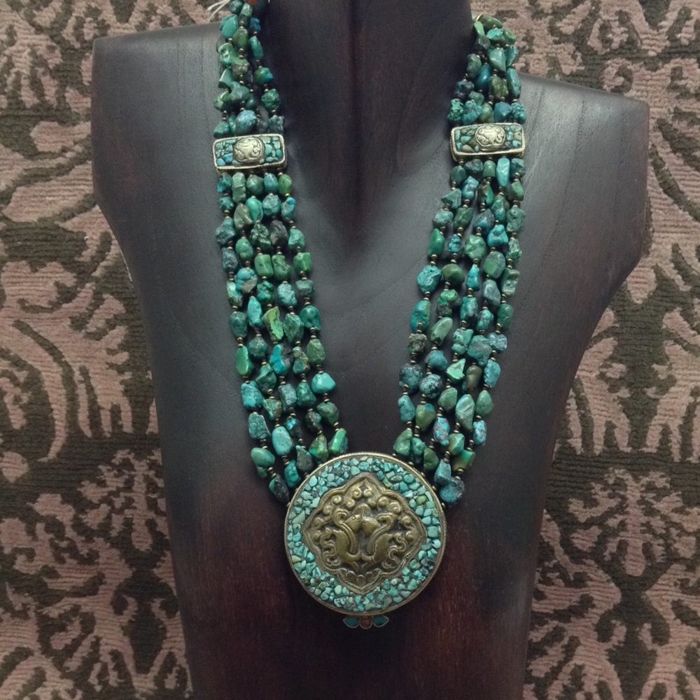 Nepalese Turquoise Necklace